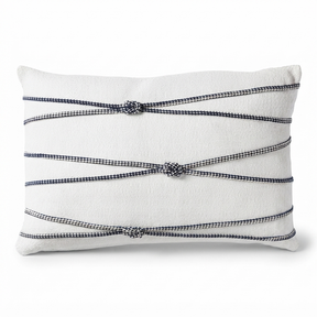 Santorini Rope - Indoor Cushion (30 x 50) — studio view