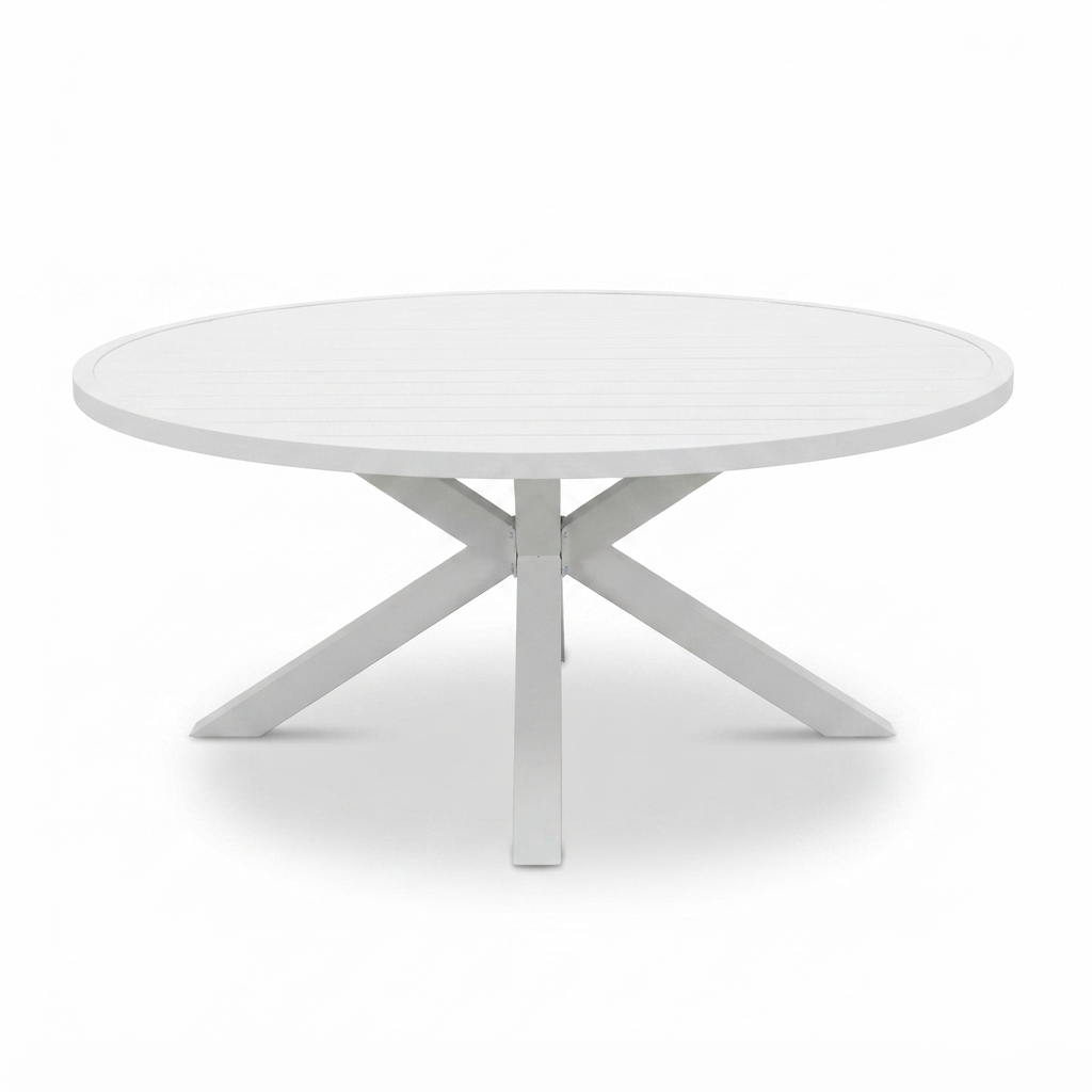 Mudgee 173cm Round Dining Table — studio view