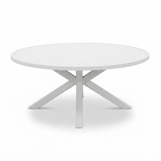Mudgee 173cm Round Dining Table — studio view