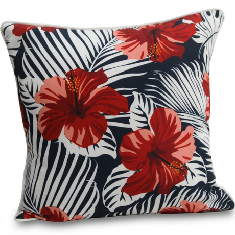 Plumeria Outdoor Cushion 45x45cm — studio view