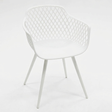 Java Dining Chair - White — studio view