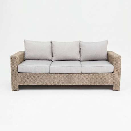 Banksia 3 Seat Sofa - Driftwood Stone — studio view