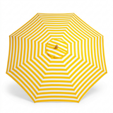 Replacement Canopy for 3m Bamboo Umbrella - Yellow and White Stripe — studio view