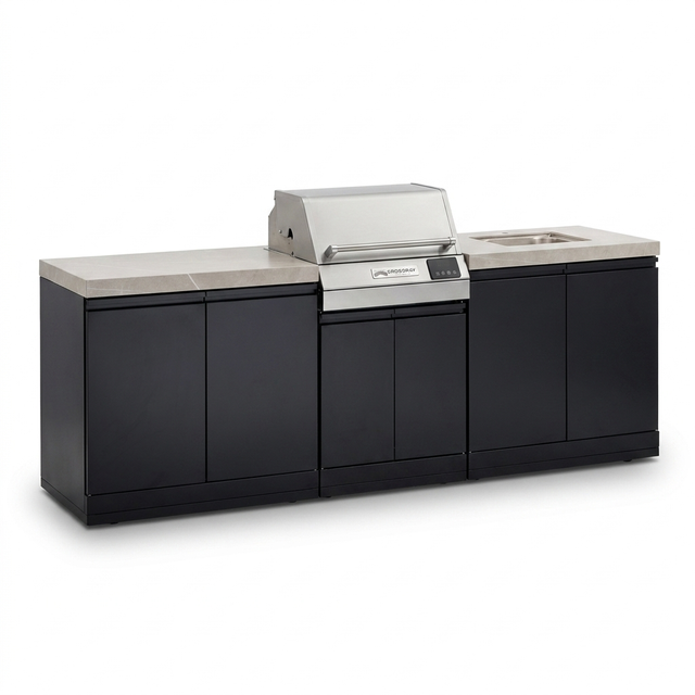 Crossray eXtreme Electric BBQ Outdoor Kitchen TCEK-14 — studio view