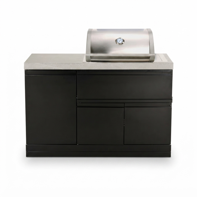 Crossray 2 Burner Gas BBQ Kitchen TC2K-MK2 — studio view