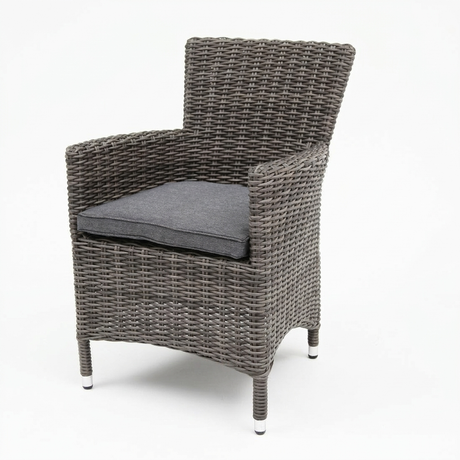 Amani Dining Chair - Grey Storm — studio view