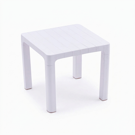 Aloha Side Table - White — studio view