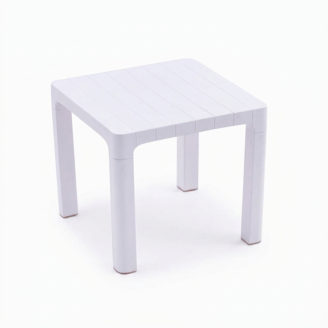 Aloha Side Table - White — studio view