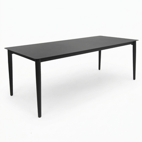 Java 210cm Dining Table - Black — studio view