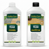 Golden Care Teak Cleaner and Teak Protector Pack — studio view