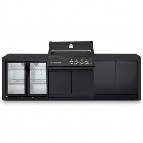 Crossray Xplor Bas BBQ Outdoor Kitchen GD4KB-05 - Black — studio view