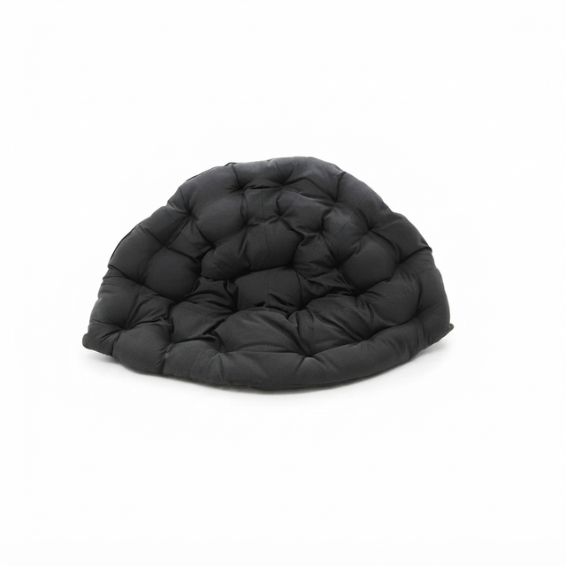 Kakadu Cushion Black — studio view