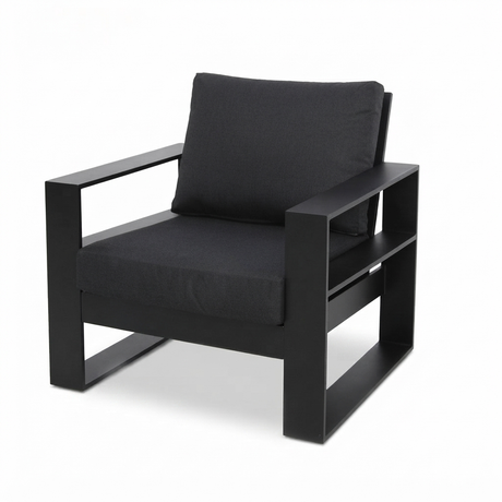 Hayman Armchair - Black — studio view