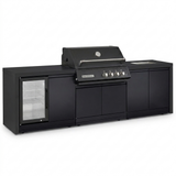 Crossray Xplor Bas BBQ Outdoor Kitchen GD4KB-04 - Black — studio view
