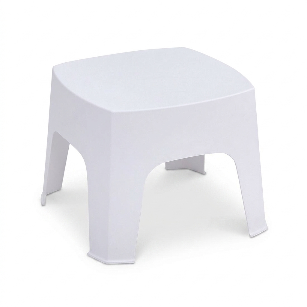 Varsity Side Table - Cold Grey — studio view