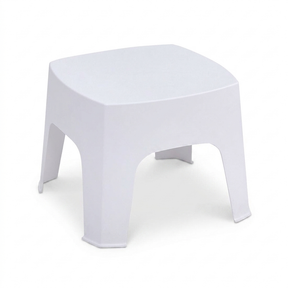 Varsity Side Table - Cold Grey — studio view