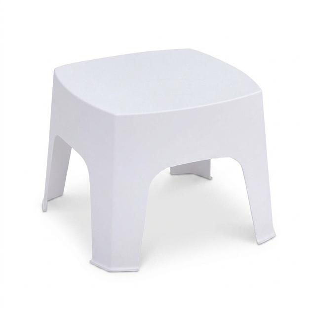 Varsity Side Table - Cold Grey — studio view