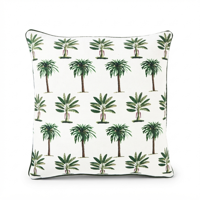Palmy Raffles - Indoor Cushion (50 x 50) — studio view