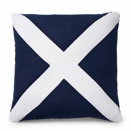 Nantucket Navy - Indoor Cushion (50 x 50) — studio view