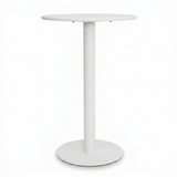 Kenty Bar Table 600mm White — studio view