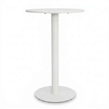 Kenty Bar Table 600mm White — studio view
