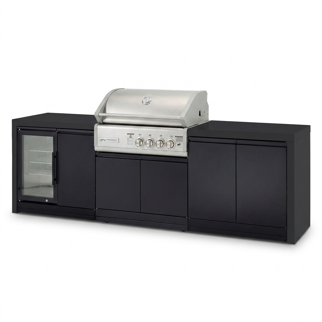 Crossray Gas BBQ Outdoor Kitchen TC4K-19 — studio view