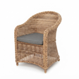 Portland Dining Chair - Natural — studio view