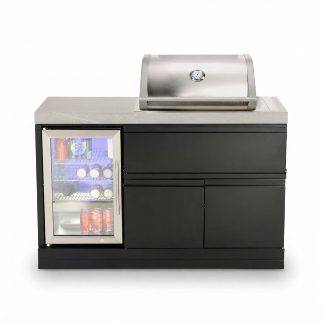 Crossray 2 Burner Gas BBQ Kitchen TC2K-MK1 — studio view