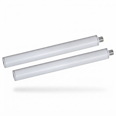 Intense Elegance Extension Poles 300mm - White — studio view
