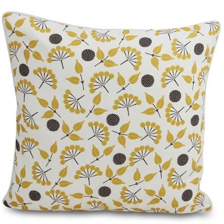 Popcorn Yellow 45x45cm Outdoor Cushion — studio view