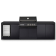 Crossray Xplor Bas BBQ Outdoor Kitchen GD4KB-03 - Black — studio view