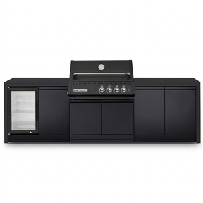 Crossray Xplor Bas BBQ Outdoor Kitchen GD4KB-03 - Black — studio view