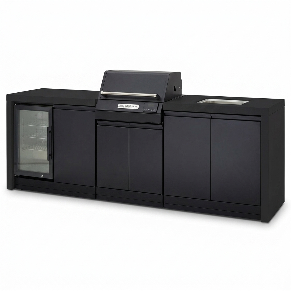 Crossray eXtreme Electric BBQ Outdoor Kitchen TCEK-10 — studio view