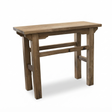 Rustic Teak Console Table — studio view