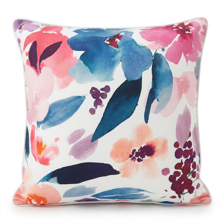 Watercolour Outdoor Cushion 45x45cm — studio view