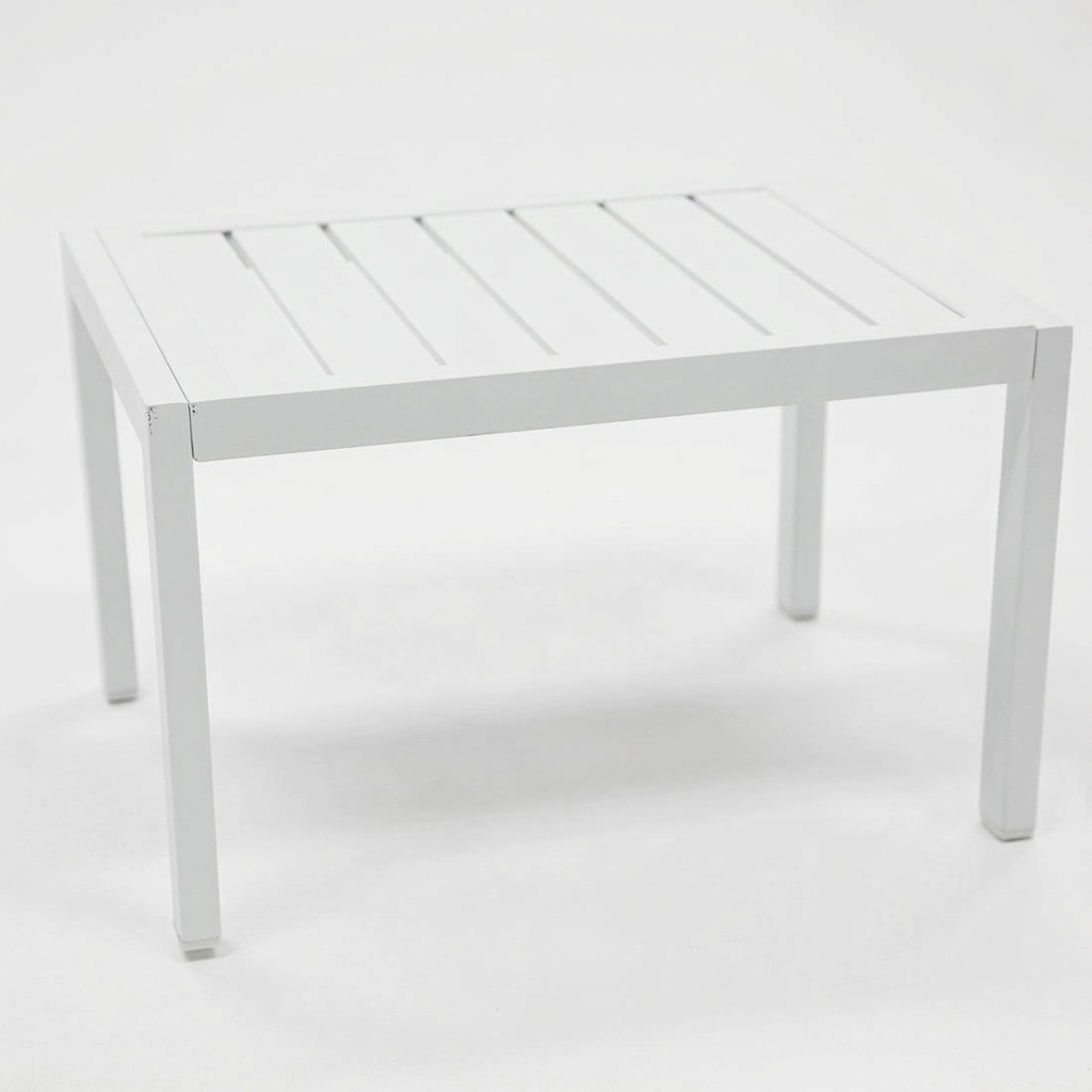 Eaglemont Side Table - White — studio view