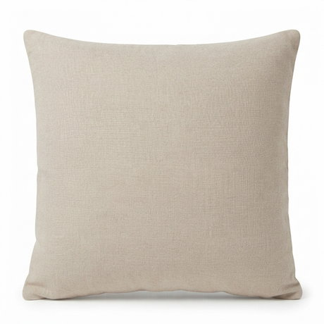 Linen Sand - Indoor Cushion (50 x 50) — studio view