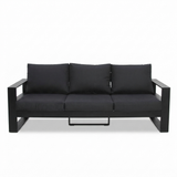 Hayman 3 Seater Lounge - Black — studio view