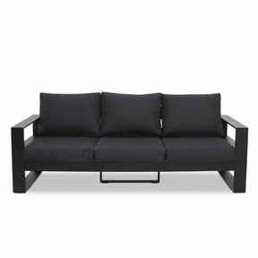 Hayman 3 Seater Lounge - Black — studio view