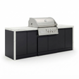 Crossray 4-Burner BBQ Outdoor Kitchen TC4KP-11 — studio view