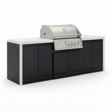 Crossray 4-Burner BBQ Outdoor Kitchen TC4KP-11 — studio view