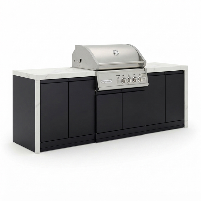 Crossray 4-Burner BBQ Outdoor Kitchen TC4KP-11 — studio view