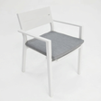 Dallas Dining Chair - White — studio view