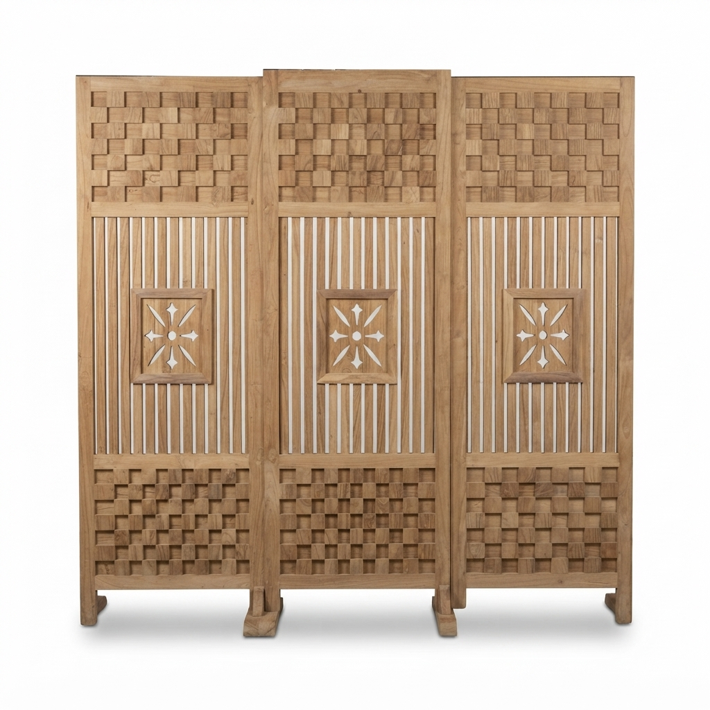 Teak Screen — studio view