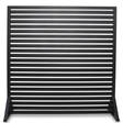 Privacy Screen 180cm x 183cm - Black — studio view