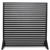 Privacy Screen 180cm x 183cm - Black — studio view