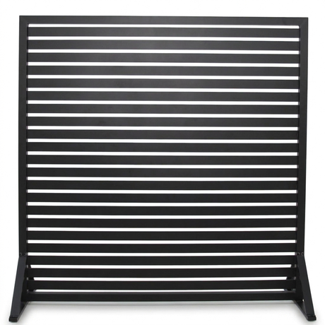 Privacy Screen 180cm x 183cm - Black — studio view