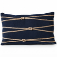 Newport Rope - Indoor Cushion (30 x 50) — studio view
