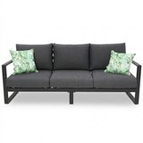 Dallas 3-Seater Lounge - Black — studio view
