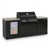 Crossray Xplor Mini Gas BBQ Kitchen GD4XKBLK-1 - Black — studio view